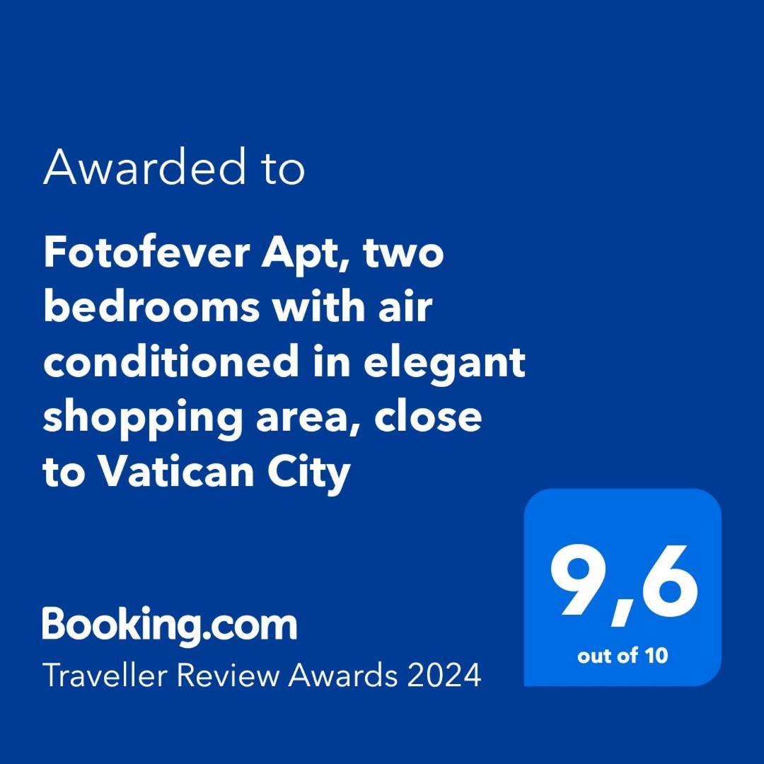 Fotofever Apt, Two Bedrooms With Air Conditioned In Elegant Shopping Area, Close To Vatican City Roma Exterior foto